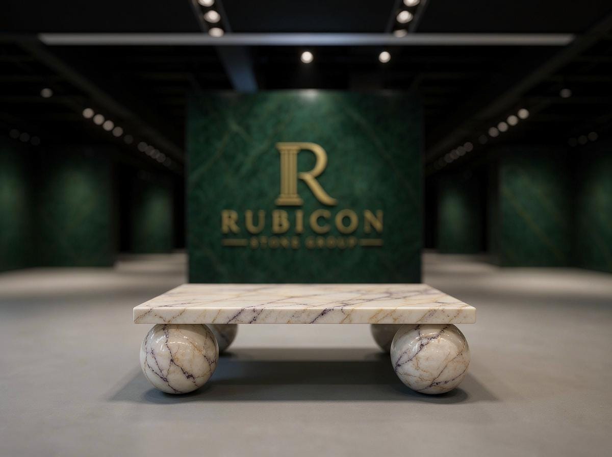 Anatolian Violet Marble Coffee Table | Hand-Carved Sphere Legs, Purple Vein Statement Furniture