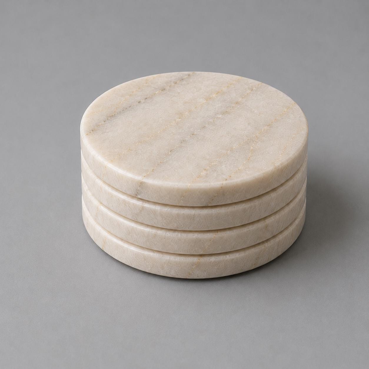 Anatolian Violet Marble Coasters | Hand-Polished Natural Stone Set (4) - image 7