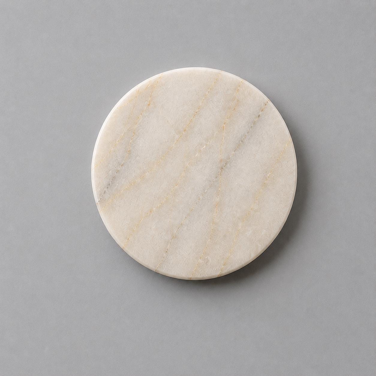 Anatolian Violet Marble Coasters | Hand-Polished Natural Stone Set (4) - image 5