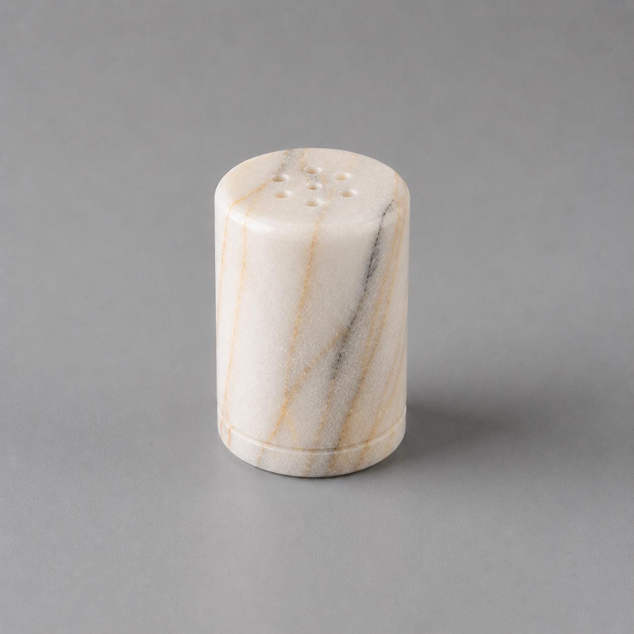 Anatolian Violet Marble Salt Pepper Shakers | Hand-Carved Spice Dispenser Set - image 6
